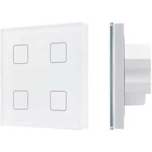 Изображение товара Сенсорная панель INTELLIGENT ARLIGHT DALI-301-11-IN White (BUS/24V, Backlight) (IARL, IP20 Пластик) 046574