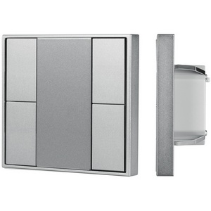 Изображение товара INTELLIGENT ARLIGHT Кнопочная панель DALI-201-23-4K-D2-IN Silver (BUS, Frame) (IARL, IP20 Металл, 3 года) 048223