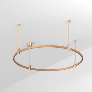 Изображение товара Основание (шинопровод 1м накладной/подвесной) 48V ART-APRIORI-ROUND-ROD-400-R1000 (GD) (Arlight, IP20 Металл) 048482