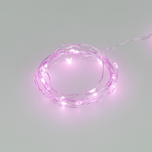 Изображение товара Светодиодная гирлянда ARD-DEW-HOME-2000-CLEAR-20LED-STD Purple (1.5V, Battery Pack, Cork) (Ardecoled, IP20) 048697
