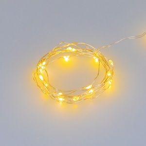 Изображение товара Светодиодная гирлянда ARD-DEW-HOME-2000-CLEAR-20LED-STD Yellow (3V, Battery Pack) (Ardecoled, IP20) 048703