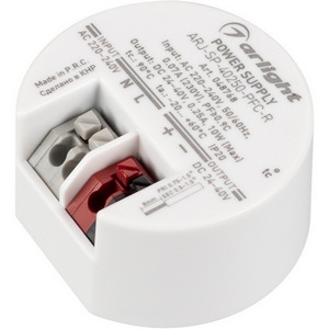 Изображение товара Блок питания ARJ-SP-40250-PFC-R (10W, 24-40V, 250mA) (Arlight, IP20 Пластик, 5 лет) 048768