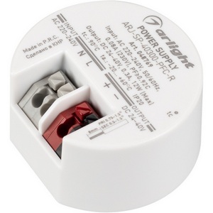 Изображение товара Блок питания ARJ-SP-40300-PFC-R (12W, 24-40V, 300mA) (Arlight, IP20 Пластик, 5 лет) 048769