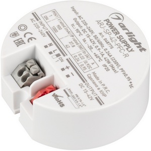 Изображение товара Блок питания ARJ-SP-42-PFC-R (42W, 15-42V, 0.9-1A) (Arlight, IP20 Пластик, 5 лет) 048775