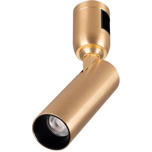 Изображение товара Трековый светильник модульный LED ART-APRIORI-SPOT-TURN-R38-8W Warm3000 (GD, 36 deg, 48V) (Arlight, IP20 Металл) 049291