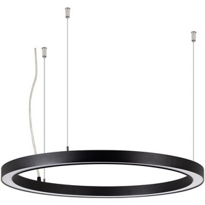 Изображение товара Подвесной светильник SP-CIRCLE-HANG-O3535-D600-35W Warm3000 (RAL9005, 120 deg, 230V) IP40 LED (Arlight, Алюминий) 049362