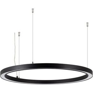 Изображение товара Подвесной светильник SP-CIRCLE-HANG-O3535-D700-40W Day4000 (RAL9005, 120 deg, 230V) IP40 LED (Arlight, Алюминий) 049363