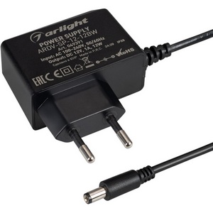 Изображение товара Блок питания ARDV-SP-12-12BW (12V, 1A, 12W) (Arlight, Адаптер) 049391