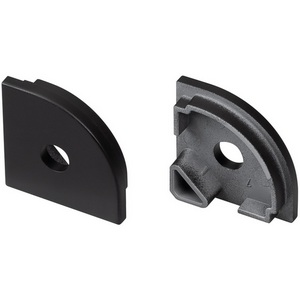 Изображение товара Заглушка SL-KANT-H20 BLACK с отверстием (Arlight, Пластик) 049405