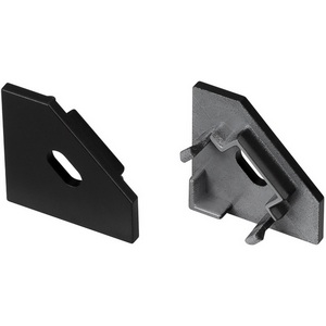 Изображение товара Заглушка SL-KANT-H18 FLAT BLACK с отверстием (Arlight, Пластик) 049432