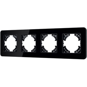 Изображение товара Рамка стеклянная FRM-OMALI-GS-4-BK Arlight 049701