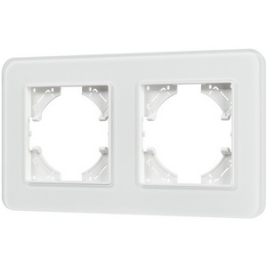 Изображение товара Рамка стеклянная FRM-OMALI-SFGS-2-WH Arlight 049708