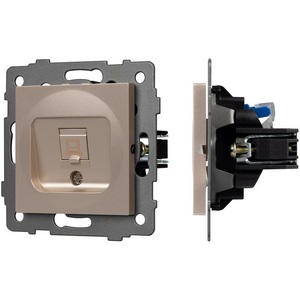 Изображение товара Механизм встраиваемый компьютерной розетки SCT-MPC1-PL-GD-V (RJ-45, CAT6) Arlight 049849