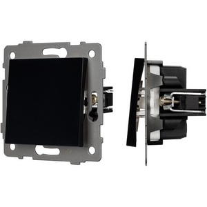 Изображение товара Механизм выключателя встраиваемый одноклавишный перекрёстный SWT-MKX1-PL-BK-V (250V, 10A) Arlight 049876