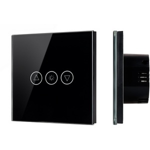 Изображение товара Светорегулятор сенсорный с Zigbee управлением SWT-OMALI-SD3-ZB-BK (250V, 500W) (Arlight, Стекло, Умный дом) 050060