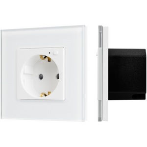Изображение товара Розетка встраиваемая электрическая с Zigbee управлением с подсветкой SCT-OMALI-EUZB1-PL-WH (240V, 16A, Zigbee, Умный дом, Алиса) Arlight 050215