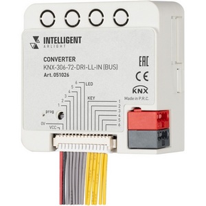 Изображение товара INTELLIGENT ARLIGHT Конвертер KNX-306-72-DRI-LL-IN (BUS) (IARL, IP20 Пластик, 2 года) 051026