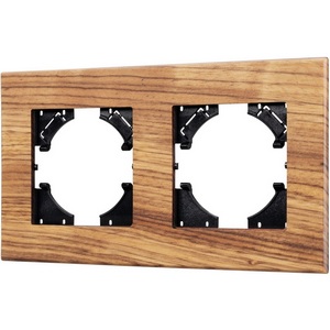 Изображение товара Рамка из натурального дерева FRM-XSILO-WD-2-SNL Arlight 051273