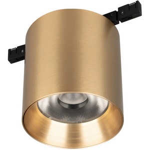 Изображение товара Трековый светильник MAG-MICROCOSM-POINT-R68-7W Warm3000 (GD, 36 deg, 24V) (Arlight, IP20 Металл) 051828
