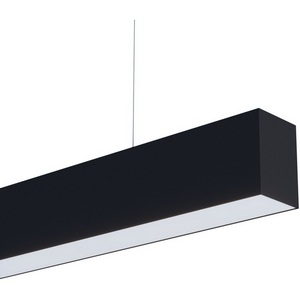 Изображение товара Подвесной линейный светильник LED SP-LINE-HANG-6085-L1495-55W Day4000 (RAL9005, 120 deg, 230V) IP33 (Arlight, Металл) 051976