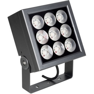 Изображение товара Прожектор светодиодный уличный ALT-BLOCK-S185x185-36W Warm3000 (GR, 36 deg, 230V) (Arlight, IP66 Металл) 052370