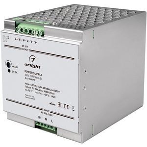 Изображение товара Блок питания ARV-DRP960-24 (24V, 40A, 960W, PFC) (Arlight, IP20 Металл) 053072