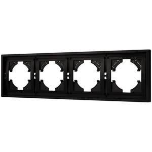 Изображение товара Рамка пластиковая FRM-TENDO-PL-4-BK (Arlight, Черный) 053848
