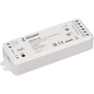 Изображение товара INTELLIGENT ARLIGHT Контроллер SMART-SPI-302-72-2G-RGB/RGBW-SUF (12-24V, ZigBee, 2.4G) (IARL, IP20 Пластик) 054178