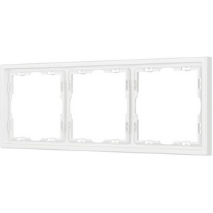 Изображение товара Рамка пластиковая FRM-NOBE-SFPL-3-WH (Arlight) 054219
