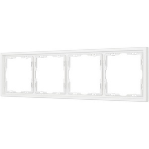 Изображение товара Рамка пластиковая FRM-NOBE-SFPL-4-WH (Arlight) 054223