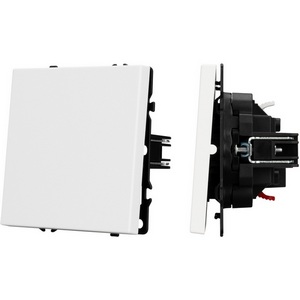 Изображение товара Механизм выключателя одноклавишный проходной SWT-NOBE-MKP1-SFPL-WH (230V, 10A) (Arlight) 054235