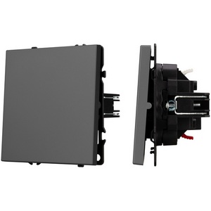 Изображение товара Механизм выключателя одноклавишный проходной SWT-NOBE-MKP1-SFPL-GR (230V, 10A) (Arlight) 054248