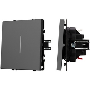 Изображение товара Механизм выключателя одноклавишный проходной LED SWT-NOBE-MKP1-SFPL-L-GR (230V, 10A) (Arlight) 054263