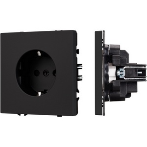 Изображение товара Механизм электрической розетки SCT-NOBE-MEU1-SFPL-BK (230V, 16A) (Arlight) 054277