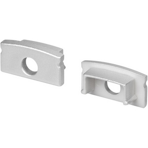 Изображение товара Заглушка LINE-1708 SILVER с отверстием (Arlight, Пластик) 054381