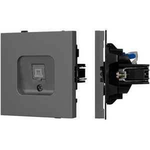 Изображение товара Механизм компьютерной розетки SCT-TENDO-MPC1-SFPL-GR (RJ-45, CAT6) (Arlight, Матовый графитовый) 054593