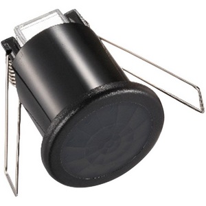 Изображение товара Датчик движения NAVE-PIR-BUILT-R50-400W-BK (230V, 0.6A, MINI, IP20) (Arlight, Пластик, 5 лет) 054730