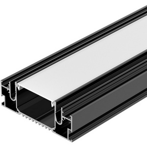 Изображение товара Профиль световая линия для натяжного потолка STRETCH-41-CEIL-CENTER-2000 BLACK (Arlight, Алюминий) 055206