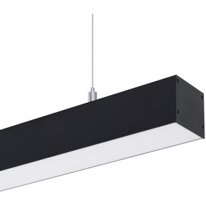 Изображение товара Подвесной линейный светильник LED SP-LINE-HANG-5050-L1050-35W Warm3000 (RAL9005, 120 deg, MOTION, 230V) IP33 (Arlight, IP33) 056158