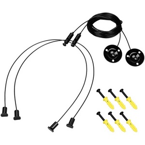 Изображение товара Подвес LINE-6070 2x4m Set BLACK (Pad 9x2mm) (Arlight, Металл) 056259