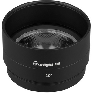 Изображение товара Насадка с фиксированным углом LGD-ARTIFACT-LENS-R65 (BK, 10 deg) (Arlight, Металл) 057117