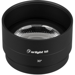 Изображение товара Насадка с фиксированным углом LGD-ARTIFACT-LENS-R65 (BK, 30 deg) (Arlight, Металл) 057125