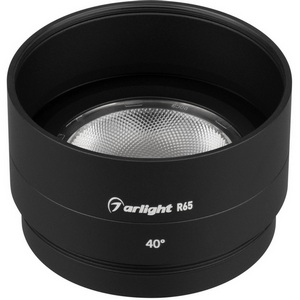 Изображение товара Насадка с фиксированным углом LGD-ARTIFACT-LENS-R65 (BK, 40 deg) (Arlight, Металл) 057127