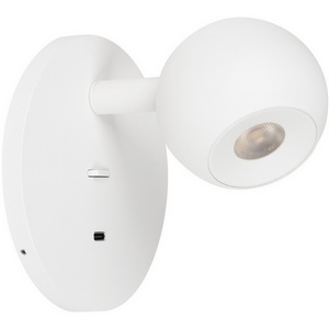 Изображение товара Спот светодиодный SP-OTTORI-WALL-CHARGE-6W Warm3000 (WH, 30 deg, 230V, USB-C) (Arlight, IP20 Металл) 058477