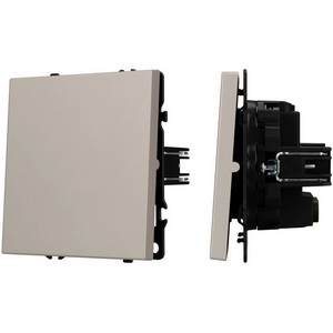 Изображение товара Механизм выключателя одноклавишный перекрёстный SWT-NOBE-MKX1-SFPL-CA (230V, 10A) (Arlight, Кашемир) 059428