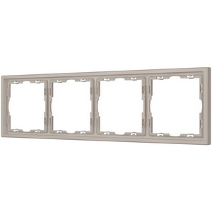 Изображение товара Рамка пластиковая FRM-NOBE-SFPL-4-CA (Arlight, Кашемир) 059460