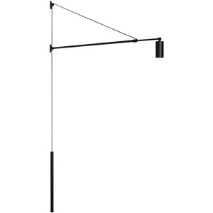 Изображение товара Настенный светильник светодиодный SP-KANEL-WALL-6W Warm3000 (BK, 36 deg, 230V, TELESCOPIC) (Arlight, IP20 Металл) 059601