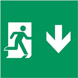 Изображение товара Пиктограмма EMGP-MARK-MA-DOWN (Человек, Вниз) (Arlight, Пластик) 059835