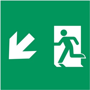 Изображение товара Пиктограмма EMGP-MARK-MA-LDOWN (Человек, Вниз-Влево) (Arlight, Пластик) 059841