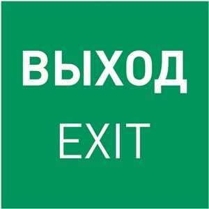 Изображение товара Пиктограмма EMGP-MARK-EXIT (Выход) (Arlight, Пластик) 059857
